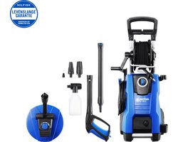 Nilfisk E 150.2 – Krachtige hogedrukreiniger met 150 bar, duurzame inductiemotor, 9 m HD-slang en Patio Cleaner