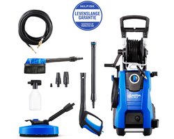 Nilfisk E145.4-9 PAD Xtra Hogedrukreiniger - Terrasreiniger - 145 Bar - Waterslang 9 Meter - Slanghaspel