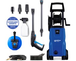 Nilfisk C 135.7-6 Garden X-TRA – Compacte hogedrukreiniger met 135 bar druk, 6 m HD-slang, aluminium pomp en reinigingsborstel