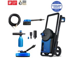 Nilfisk hogedrukreiniger Excellent 160 PAD - 160 bar - terrasreiniger -10mtr HD slang op haspel