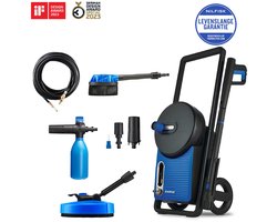 Nilfisk hogedrukreiniger Excellent 170 PAD -170 bar -10 mtr HD slang op haspel - terrasreiniger -wasborstel -rioolslang 15 mtr