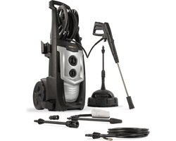 Powerplus Elektrische Hogedrukreiniger POWXG90426 - [5620} Terrasreiniger, start/stop functie, max. druk van 195 bar en temperatuur van 50 °C, 8 m slang en accessoires inbegrepen, Reinigen van auto's, meubelen en fiets