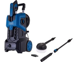 Scheppach Hogedrukreiniger HCE3000 - 2400W - 180 bar - 480 l/h - Met 8m slang, reinigingsmiddeltank, roterende wasborstel, spuitstukken & accessoires