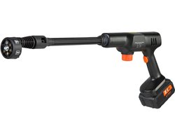 Snoerloze Hogedrukreiniger, 652-PSI 1.0 GPM Portable Power Cleaner, Handheld Hogedrukreinigingspistool voor Auto's met 4.0Ah Batterijen & lader, 6-in-1 Mondstuk, voor het Reinigen van Huis en Vloeren