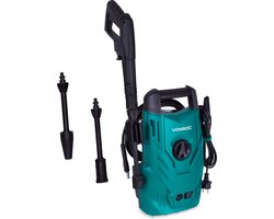 VONROC Hogedrukreiniger V14C-1 - 1400W – 110 bar – 390 l/h – Compact - Incl. 5m slang, spuitstukken en accessoires