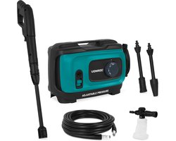 VONROC Hogedrukreiniger V18C – 1800W – 140 bar – drukregelaar - Incl. accessoires