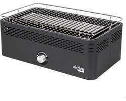 Aktive Rookvrije Rechthoekige Barbecue Zilver 42 x 23 cm