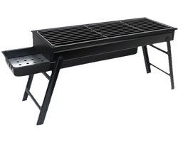 ATXANC BBQ Grill - Tafel Barbecue - Houtskoolbarbecues - Mini Houtskool Smoker - Opvouwbare inkapbare ruime tafel BBQ voor camping reizen vakantie compact