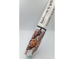 barbecue & grill folie - 44 cm breed, 8 meter lang 5 rollen