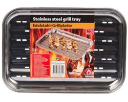 BBQ Grillplaat RVS 34,5 x 24 cm