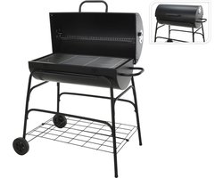 Bbq Verrijdbare Houtskoolbarbecue - Cilinder - 77 X H100Cm