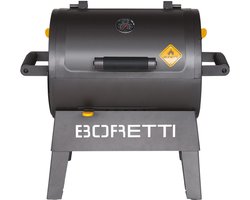 Boretti - Terzo Houtskool Barbecue - Grilloppervlak (LxB) 30 x 40 cm - Compact - Zwart