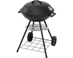 BukkitBow - Mobiele Houtskoolbarbecue - BBQ van Metaal en Kunststof - 44x73x41.5cm - Met Ruim Grilloppervlak