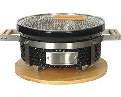 Burnit Hibachi Grill Rond - BBQ - Ronde Shichirin - Teppanyaki - Hibachi - Tafel Grill - ø 30cm