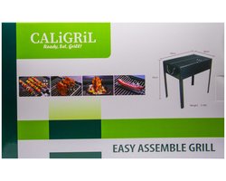 Caligril Barbecue Grill - Handig Meeneem BBQ - Makkelijk opzetten - 50x30x50CM - 3.1KG