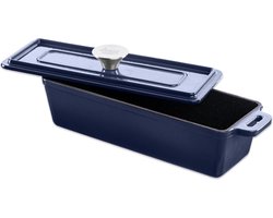 Grand Feu - Geëmailleerde gietijzeren bakvorm - 1,7 l - blauw