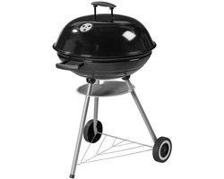 Grillmeister Houtskool Barbecue Kansas - 62 x 93 x 56.5 cm - Grillrooster 53 cm - Op wielen