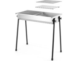 HENDI Houtskoolbarbecue – Dubbele bodem – Demontabele poten – 770x380x760 mm