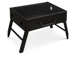 Houtskool BBQ - Barbecue - Inklapbaar - Barbecue Houtskool - Tafel Grill - Camping - Strand - Festival - Park