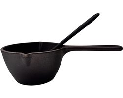 Keij Cast Iron | Gietijzeren Sauspannetje met Silicone Kwast