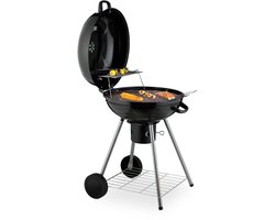 kogelbarbecue Ø 53 cm - op wielen - 2 roosters - thermometer - asvanger