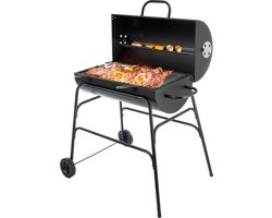 MaxxGarden Houtskoolbarbecue - Houtskoolbbq - cilindervorm - 90x90 cm