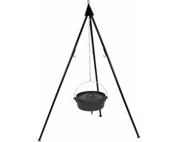MET dutch oven-M.T.C© Deelbare-Driepoot-3poot-kookstatief-statief-tripod- -BBQ