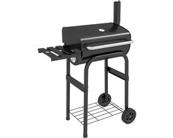 Outsunny houtskoolbarbecue - metaal - 83L x 46,5B x 115H cm - zwart