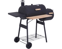 Outsunny-Smoker-Steel-124x53x108cm-Black