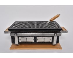 Patton BBQ - Japanse Shichirin Grill Rechthoek Black
