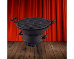 Potkachel Houtskoolbarbecue - 35 cm - Gietijzer