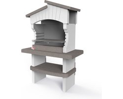 Sarom Fuoco - Betonnen barbecue - Bogota - Houtskool & Hout - 125 x 64 x 184 cm