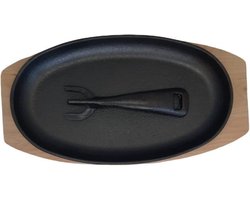 Steakplate met onderzetter