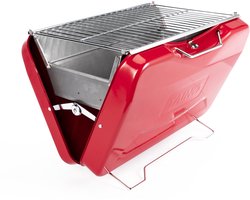 TAINO MOX koffergrill - houtskoolgrill BBQ campinggrill koffer rode grill compact