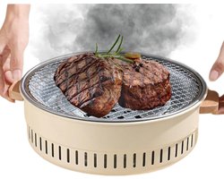 TD OutdoorLine - Camping Grill - Draagbaar - 3-in-1 Functie - Houtskool of Hout