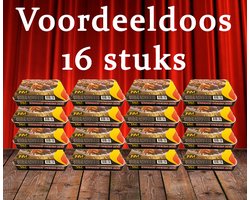 THM Instant PIcnic wegwerp BBQ - Grill oppervlak 27 x 22 cm - 16 stuks