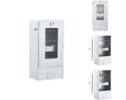 vidaXL Buitenroker - Buitenrokers - Rookoven - Rookovens - BBQ-rookoven met 1 kg houtsnippers 44,5x29x83 cm