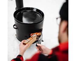 VUUR LAB.® BBQ Buiten kookkachel-set Ø36 met bakplaat