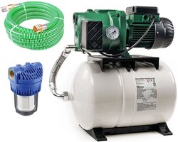 DAB Aquajet 82/20 M + Aanzuigslang 7 meter + Voorfilter - Hydrofoorpomp - Waterdruk verhoger - Drukverhoger - KIT