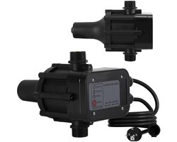 Elektronische Drukschakelaar Voor Waterpomp - Pompbesturing - Droogloopbeveiliging - Pomp Controle - Plaatsen op Beregeningspompen en Bronpompen Hydrofoorpomp - Zwart