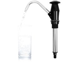 Handmatige waterpomp draagbare handmatige gootsteen waterpomp kraan geschikt voor camper reizen, kampeertrailer - pomp-uit kraan pomp handmatige waterpomp zwart