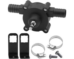 Hydro-elektrische boorpomp, benzine/diesel vloeistofoverslagpomp, mini handmatige zelfaanzuigende pomp, hoge pompsnelheid, 2-delige set
