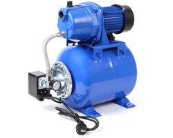 Hydrofoorpomp 600W – Automatische Waterpomp met Drukschakelaar, Membraantank & Manometer – 2800 l/u – Voor Huis & Tuin