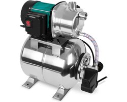 Krachtige waterdrukpomp met drukschakelaar en RVS tank voor tuinirrigatie