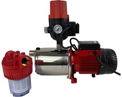 Leader inoxplus 250 + Kin control + filter regenwaterpomp kit