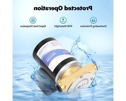 Premium - Waterpomp - Boot - 30L/Min - Zuiver Koper Motor - Sprinkler Systeem - Irrigatie - Geschikt voor Boot Bodem Aftappen Waterpomp 120 w Waaier Pomp 2850 rpm -