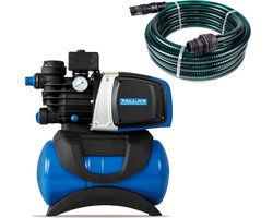 Tallas D-BOOST 850 + Slang - Hydrofoorpomp / Tuinpomp - Ingebouwd Waterfilter - 3180l/h - 850W - Geluidsarm