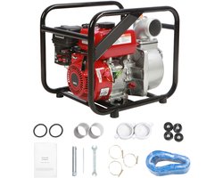 Waterpomp met 7 pk, 265 GPM, 50.5 x 41 x 43 cm, 43 m Opvoerhoogte, Robuust Aluminium, EPA-gecertificeerd