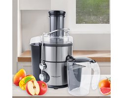 900W Centrifugal Juicer – 2-Speed Hoge Snelheid Sapmachine – 1L Sapkan & 2L Pulpreservoir – RVS & ABS – Stil en Multifunctioneel voor Thuisgebruik
