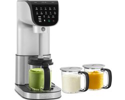 Allecto - IJsmachine - 12 programma's - 560ml container - Roestvrijstaal - Automatische reiniging - Gelato - Sorbet - Slush - 500W - 12-in-1 - Geschikt voor diverse ijssoorten - Zilver - Star store 2021.